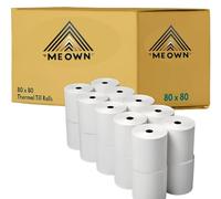 MEOWN Premium Thermal Till Rolls 80x80mm - Pack of 20 - Suitable for EPOS, POS, Cash Register & Credit Card Machines - Epson, Star, Bixolon Compatible -Quality Receipt Paper for Business (3)
