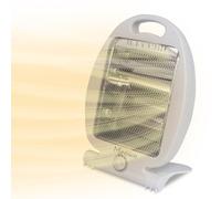 Meown Quartz Halogen Heater 2-Bar 800W - Portable Electric Room Heater with 2 Heat Settings (400W/800W) | Instant Radiant Heat Glow, Safety Tip-Over Switch & Overheat Protection - Bedroom, Office