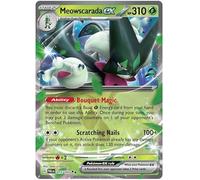 Meowscarada ex 015/193 Rare Double Pokemon Card (SV2 Paldea Evolved) + 1x TitanCards® Toploader