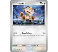 Meowth 048/063 Common Reverse Holo Pokemon Card (SV Shrouded Fable)