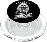 Meowzart Mozart Cat Funny Classical Music Piano Keyboard PopSockets PopGrip for MagSafe