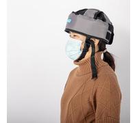 MEOYCHB Head Protection Cap Safety Helmet, Soft Helmet For Epilepsy Seizures Prevent Head Injuries, Adjustable Thick Soft Protective Hat(Color:No ear protection)