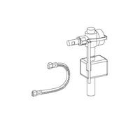 MEPA Replacement Set UPSK SC R11 Filling Valve With Armored Hose
