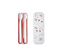 Mepal - Baby Feeding Spoon Mepal Mio - Long-Handled Baby Spoon - Dishwasher-Safe Baby Spoon - Baby Utensils - & BPA-Free - Set of 2 - Flowers & Butterflies