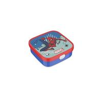Mepal - Bento Lunch Box Large Campus - Bento Lunch Box for Children - Includes 2 removable Leakproof Bento Boxes and Fork - Bento Boxes are Microwave Safe - 2x 200 + 1250 ml - Spiderman