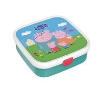 Mepal - Bento Lunch Box Large Campus - Bento Lunch Box for Children - Includes 2 removable Leakproof Bento Boxes and Fork - Bento Boxes are Microwave Safe - 1,25 l - Peppa Pig
