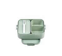 Mepal - Bento Lunchbox Take A Break Midi - Lunch Box With Bento Box - Lunch Box For Sandwiches, Small Snacks & Left Overs - Snack & Lunch - 900 ml - Nordic Sage