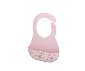 Mepal Bib Mio Little Dutch, Adjustable Neck Fasteners for a comfy Fit, Deep Pocket for catching Food, Dishwasher Safe, BPA-free, Fairy Garden
