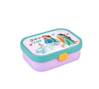 Mepal Campus Bento Lunch Box for Children - With Compartment, Fork & Clip Closure - BPA-Free, Dishwasher Safe - 750 ml - Disney Princess