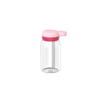 Mepal - Campus drinking bottle with straw - screw cap with handle opening - hygienic closure - drinking bottle with straw - leak-proof and dishwasher safe - 450 ml - cool pink