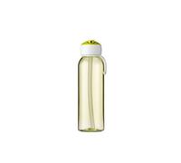 Mepal Campus Flip-Up Water Bottle with Straw 500 ml Lime - Water Bottle for Children with Straw - Carbonated - Leak-Proof