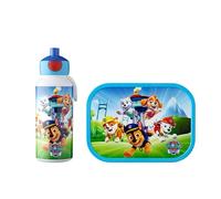 Mepal - Lunch Set Campus - Lunch Set for Children with Pop-up Drink Bottle & Lunch Box - Lunch Set for School or On The Go - BPA-Free - 400 ml + 750 ml - Paw Patrol Pups