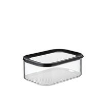 Mepal Cheese Box - Storage Box with Lid for Cheese Chunks & Slices - Airtight Cheese Storage - Fridge Organizers - 2000 ml - Black