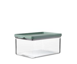 Mepal Cheese Storage Box - Airtight Fridge Container with Anti-Condensation Insert - Freshness Storage for Various Cheeses - Nordic Sage - 2000 ml