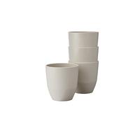 Mepal - Cup 4 pieces Silueta - Tea and coffee cup - Dishwasher & microwave resistant - Tableware - 200 ml - Nordic white