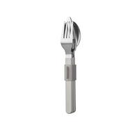 Mepal - Cutlery set 3-piece Silueta - Dishwasher resistant - Tableware - Knife, fork and spoon including holder - Nordic white