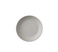 Mepal - Deep plate Silueta - Dishwasher & microwave resistant - Plastic plates - Dinner plates - Tableware - 21 cm - Nordic white