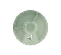 Mepal - Divided Plate Mio Little Dutch - High-edges with Corners for easy scooping - Non-slip Base - Includes removable Compartment to create 2, 3 or 4 Sections - Microwave Safe - Little Farm