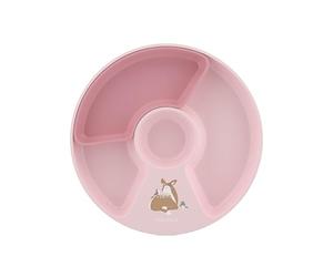Mepal - Divided Plate Mio Little Dutch - High-edges with Corners for easy scooping - Non-slip Base - Includes removable Compartment to create 2, 3 or 4 Sections - Microwave Safe - Fairy Garden