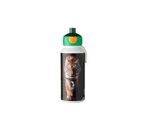 Mepal - Drinking Bottle Pop-up Campus - Drinking Bottle - Leak Proof Drink Bottle For School - BPA-free & Dishwasher Safe - 400 ml - Wild Tiger