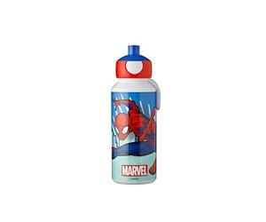 Mepal - Drinking Bottle Pop-Up Campus - Drinking Bottle - Leak Proof Drink Bottle For School - BPA-Free & Dishwasher Safe - 400 ml - Spiderman