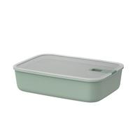 Mepal - Food Container EasyClip - Container with lid & sliding closure - Suitable for microwave, steam cooker, refrigerator, and freezer - Airtight & leak-proof - 2,25 l - Nordic sage