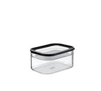 Mepal Fridge box 2 pcs Modula Fridge storage box with lid, Suitable for storing meat products and cheese Kitchen Storage & Fridge Organizer 550 + 2000 ml, Black