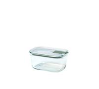 Mepal - Glass food container EasyClip - Glass food containers with lids - Click closure - Suitable for the microwave, steamer, oven, refrigerator & freezer - Airtight & leakproof - 450 ml - Nordic