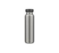 Mepal Insulated Bottle Ellipse, Double Walled Insulated Bottle, Drinking Bottle On The Go, 12 Hours Hot & 24 Hours Cold, Stainless Steel, 900 ml, Nordic black