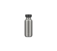 Mepal Insulated Bottle Ellipse, Double Walled Insulated Bottle, Drinking Bottle On The Go, 9 Hours Hot & 12 Hours Cold, Stainless Steel, 350 ml, Nordic black
