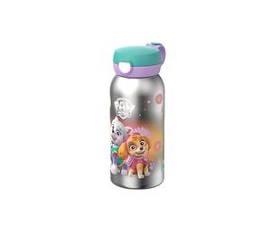 Mepal - Insulated Bottle with hinged lid Campus - Lid pops Open at the Touch of a Button - Keeps Drinks at Temperature - Drinking Bottle Suitable for Children - Leak-Proof - 500 ml - Paw Patrol Girls