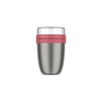Mepal Insulated Lunch Pot Ellipse, Thermo Lunch Pot, Practical Yoghurt Cup & Soup To Go Mug, 6-8 Hours Hot & 12 Hours Cold, 500 + 200 ml, Vivid mauve