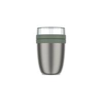 Mepal Insulated Lunch Pot Ellipse, Thermo Lunch Pot, Practical Yoghurt Cup & Soup To Go Mug, 6-8 Hours Hot & 12 Hours Cold, 500 + 200 ml, Nordic sage