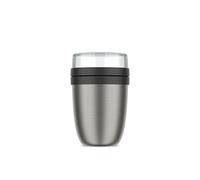 Mepal Insulated Lunch Pot Ellipse, Thermo Lunch Pot, Practical Yoghurt Cup & Soup To Go Mug, 6-8 Hours Hot & 12 Hours Cold, 500 + 200 ml, Nordic black