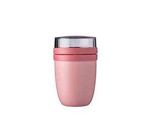 Mepal - Insulated Lunch Pot Ellipse - Thermo Lunch Pot - Practical Yoghurt Cup & Soup to Go Mug - 6-8 Hours Hot & 12 Hours Cold - 500 ml - Natural Pink