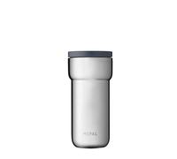 Mepal - Insulated Mug Ellipse - 4 Hours Hot & 8 Hours Cold - Insulated Cup On The Go - Suitable As Tea Cup & Coffee Cup to Go - Fits All Cup Holders - 375 ml - Natural Brushed
