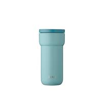 Mepal - Insulated Mug Ellipse - 4 Hours Hot & 8 Hours Cold - Insulated Cup On The Go - Suitable As Tea Cup & Coffee Cup to Go - Fits All Cup Holders - 375 ml - Nordic Green