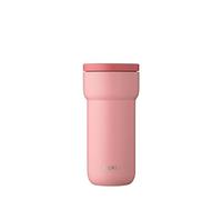 Mepal - Insulated Mug Ellipse - 4 Hours Hot & 8 Hours Cold - Insulated Cup On The Go - Suitable As Tea Cup & Coffee Cup to Go - Fits All Cup Holders - 375 ml - Nordic Pink