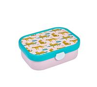 Mepal - Lunch Box Campus - Bento Box For Children - Lunch Box With Bento Compartment & Fork - With Clip Closure - Dishwasher Safe & BPA-free - 750 ml - Leopard