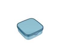 Mepal Lunch Box Large Campus, Lunch Box for Children, Includes 2 Removable Leakproof Boxes and Fork, Boxes are Microwave Safe, 2X 200 and 1250 ml, Cool Blue
