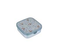 Mepal Lunch Box Large Campus, Lunch Box for Children, Includes 2 Removable Leakproof Boxes and Fork, Boxes are Microwave Safe, 2X 200 and 1250 ml, Forest Friends