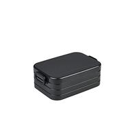 Mepal Lunch Box Midi - Lunch Box To Go - For 2 Sandwiches or 4 Slices of Bread - Snack & Lunch - Lunch Box Adults - Nordic black
