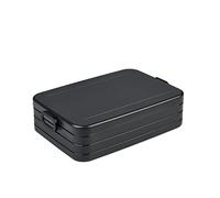 Mepal Lunch Box Large - Lunch Box to Go - for 4 Sandwiches or 8 Slices of Bread - Snack & Lunch - Lunch Box Adults - Nordic Black