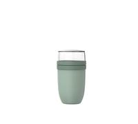 Mepal - Lunch pot XL Ellipse - Practical Yoghurt Cup & Muesli Cup - Separate Compartments for Yoghurt & Muesli - Suitable for Freezer, Microwave & Dishwasher - 750 + 300 ml - Nordic sage