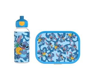 Mepal Lunch Set Campus for Children, with Pop-up Drink Bottle and Lunch Box, for School or On The Go, Dishwasher Safe and BPA-free, 400 and 750 ml, Stitch