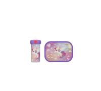 Mepal Lunch Set Campus, for Children with School Beaker and Lunch Box, for School or On The Go, Dishwasher Safe and BPA-Free, 300 and 750 ml, Unicorn Glow