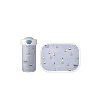 Mepal - Lunch Set Campus Little Dutch - Lunch Set For Children with School Beaker & Lunch Box - Dishwasher Safe & BPA-Free - 300 ml + 750 ml - Sailors Bay