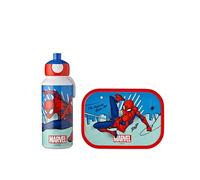 Mepal - Lunch Set Campus - Lunch Set For Children with Pop-up Drink Bottle & Lunch Box - Lunch Set For School or On The Go - BPA-free - 400 ml + 750 ml - Spiderman