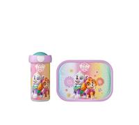 Mepal - Lunch Set Campus - Lunch Set For Children with School Beaker & Lunch Box - Lunch Set for School or On The Go - Dishwasher Safe & BPA-Free - 300 ml + 750 ml - Paw Patrol Girls