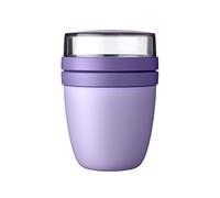 Mepal - Lunchpot Ellipse - Vivid Lilac - 500ml Practical Travel Mug, Yogurt Cup, To Go Mug - Freezer, Microwave and Dishwasher Safe - 700ml